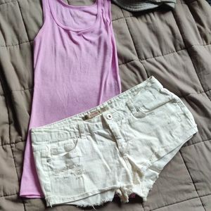 Highway Jeans white shorts